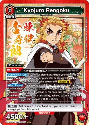 Kyojuro Rengoku (072) — UEX05BT: Demon Slayer: Kimetsu no Yaiba Vol.2