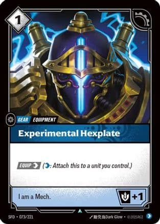 Experimental Hexplate — Spiritforged