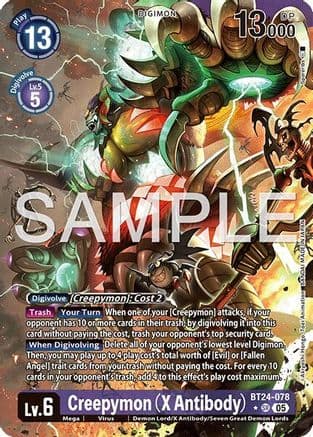 Creepymon (X Antibody) (Alternate Art) — Time Stranger Digimon Card Game card by Atsushi Hongi