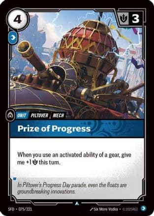Prize of Progress — Spiritforged