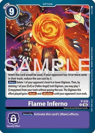 Flame Inferno (Official Store Tournament 2026 Vol. 1) — Digimon Promotion Cards