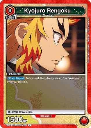 Kyojuro Rengoku (070) (Box Topper Foil) — UEX05BT: Demon Slayer: Kimetsu no Yaiba Vol.2