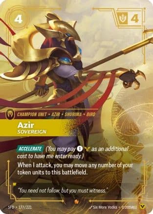 Azir - Sovereign — Spiritforged