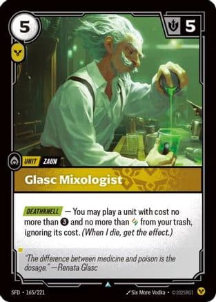 Glasc Mixologist — Spiritforged