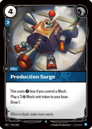 Production Surge — Spiritforged