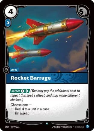 Rocket Barrage — Spiritforged
