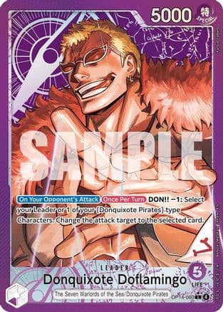 Donquixote Doflamingo - OP14-060 (Alternate Art) — The Azure Sea's Seven