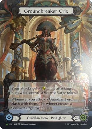 Groundbreaker Crix - HER155 — Flesh and Blood: Promo Cards