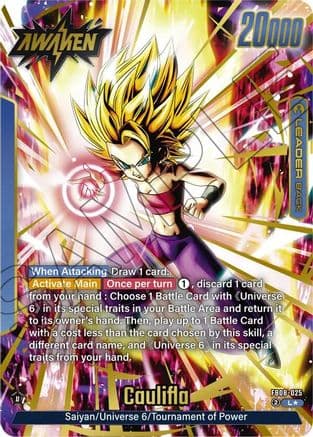 Caulifla - FB08-025 (Alternate Art) — Saiyan's Pride
