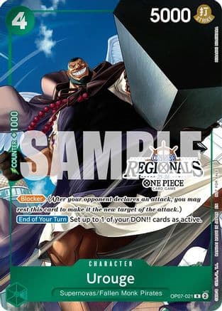Urouge (Online Regional Participation Pack 2025 Vol.1) — One Piece Promotion Cards
