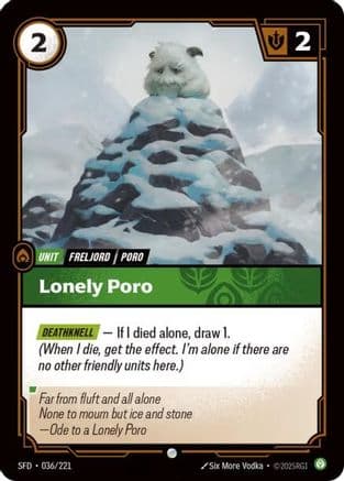 Lonely Poro — Spiritforged
