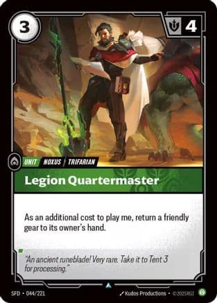 Legion Quartermaster — Spiritforged