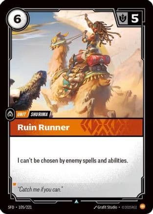 Ruin Runner — Spiritforged Riftbound: League of Legends TCG card by Grafit Studio