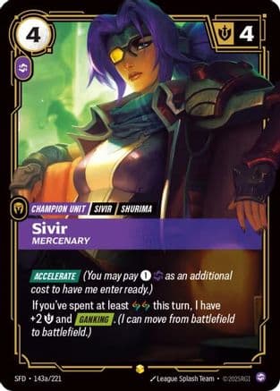 Sivir - Mercenary (Alternate Art) — Spiritforged