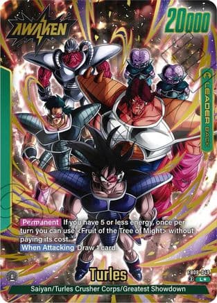 Turles - FB08-049 (Alternate Art) — Saiyan's Pride