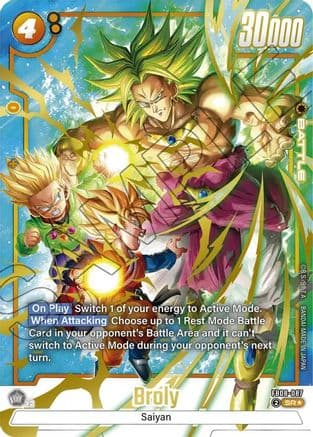 Broly - FB08-087 (Alternate Art) — Saiyan's Pride