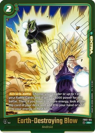 Earth-Destroying Blow (Alternate Art) — Blazing Aura Alternate Art Reprints