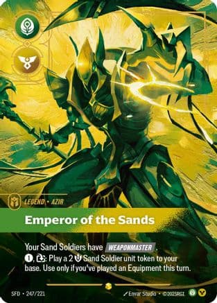 Azir - Emperor of the Sands (Overnumbered) — Spiritforged