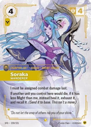 Soraka - Wanderer (Overnumbered) — Spiritforged