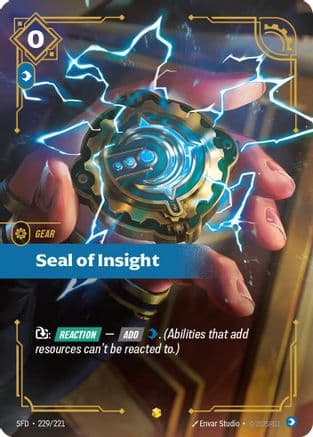 Seal of Insight (Overnumbered) — Spiritforged