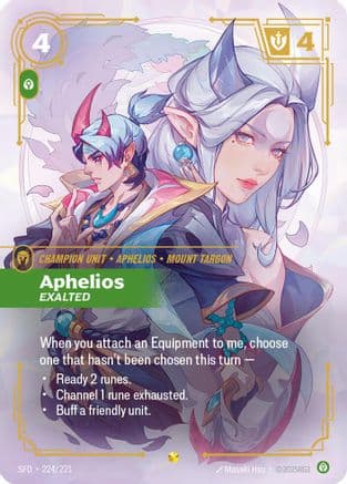 Aphelios - Exalted (Overnumbered) — Spiritforged
