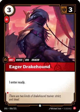 Eager Drakehound — Spiritforged