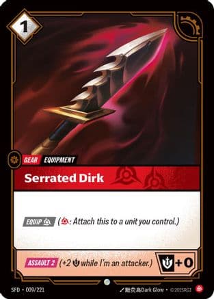 Serrated Dirk — Spiritforged