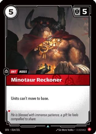 Minotaur Reckoner — Spiritforged