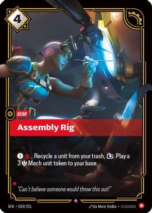 Assembly Rig — Spiritforged Riftbound: League of Legends TCG card by Six More Vodka
