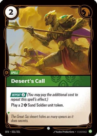 Desert's Call — Spiritforged