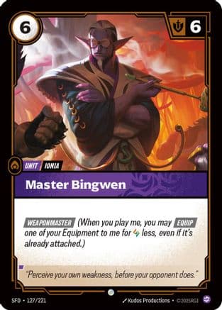 Master Bingwen — Spiritforged