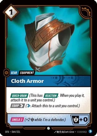 Cloth Armor — Spiritforged
