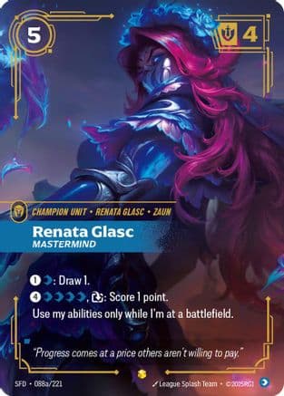 Renata Glasc - Mastermind (Alternate Art) — Spiritforged