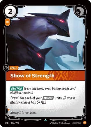 Show of Strength — Spiritforged