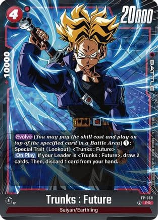 Trunks : Future - FP-068 — Fusion World Promotion Cards and Packs