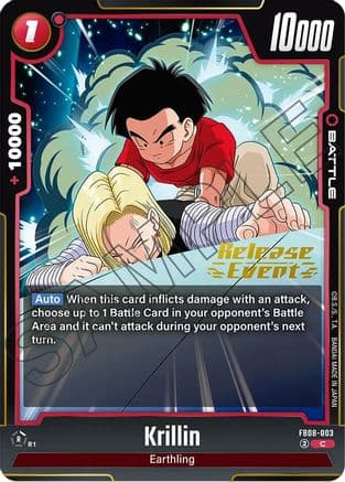 Krillin - FB08-003 — Saiyan's Pride Release Event Cards