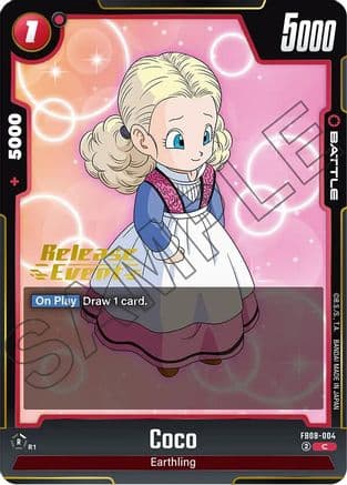 Coco — Saiyan's Pride Release Event Cards