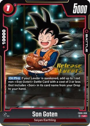 Son Goten - FB08-008 — Saiyan's Pride Release Event Cards