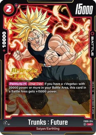 Trunks : Future — Saiyan's Pride Release Event Cards
