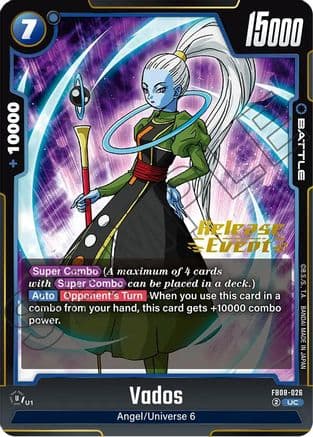 Vados — Saiyan's Pride Release Event Cards