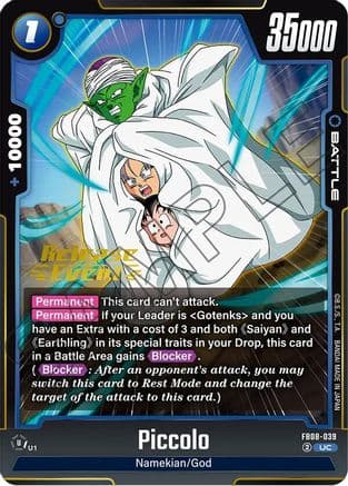 Piccolo - FB08-039 — Saiyan's Pride Release Event Cards