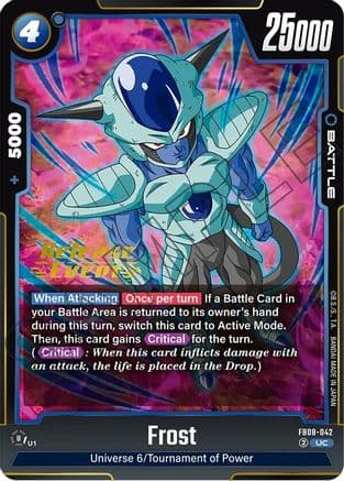 Frost — Saiyan's Pride Release Event Cards