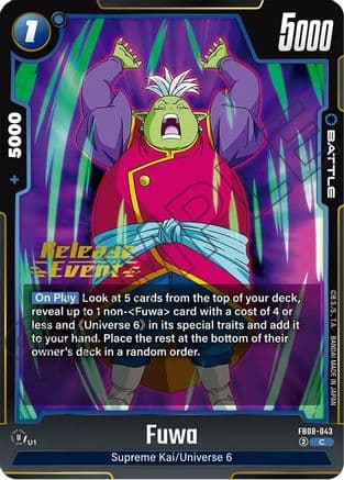 Fuwa — Saiyan's Pride Release Event Cards