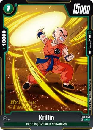 Krillin - FB08-053 — Saiyan's Pride Release Event Cards