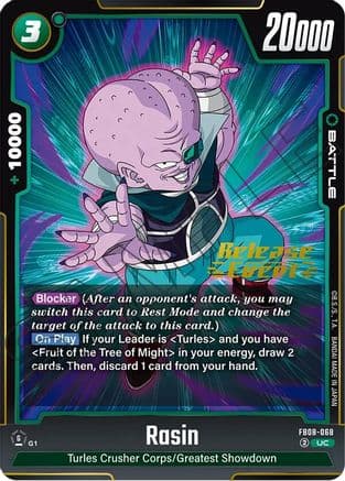 Rasin — Saiyan's Pride Release Event Cards