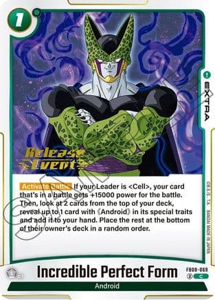 Incredible Perfect Form — Saiyan's Pride Release Event Cards