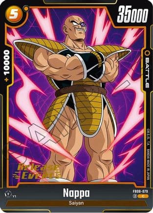Nappa — Saiyan's Pride Release Event Cards