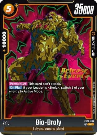 Bio-Broly — Saiyan's Pride Release Event Cards