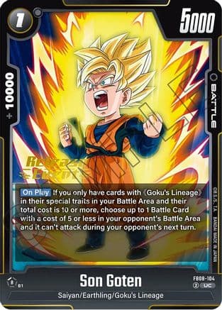 Son Goten — Saiyan's Pride Release Event Cards
