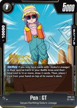 Pan : GT - FB08-114 — Saiyan's Pride Release Event Cards